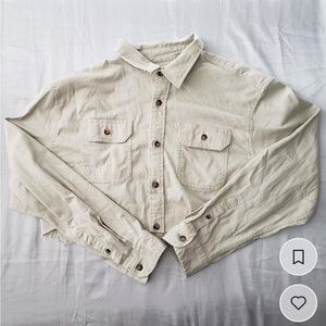 Vintage Wrangler Cropped Utility Shirt (Reworked)